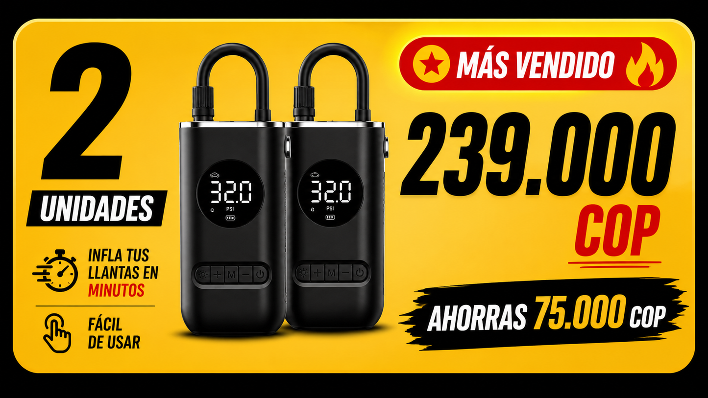 Compresor de Aire Portatil
